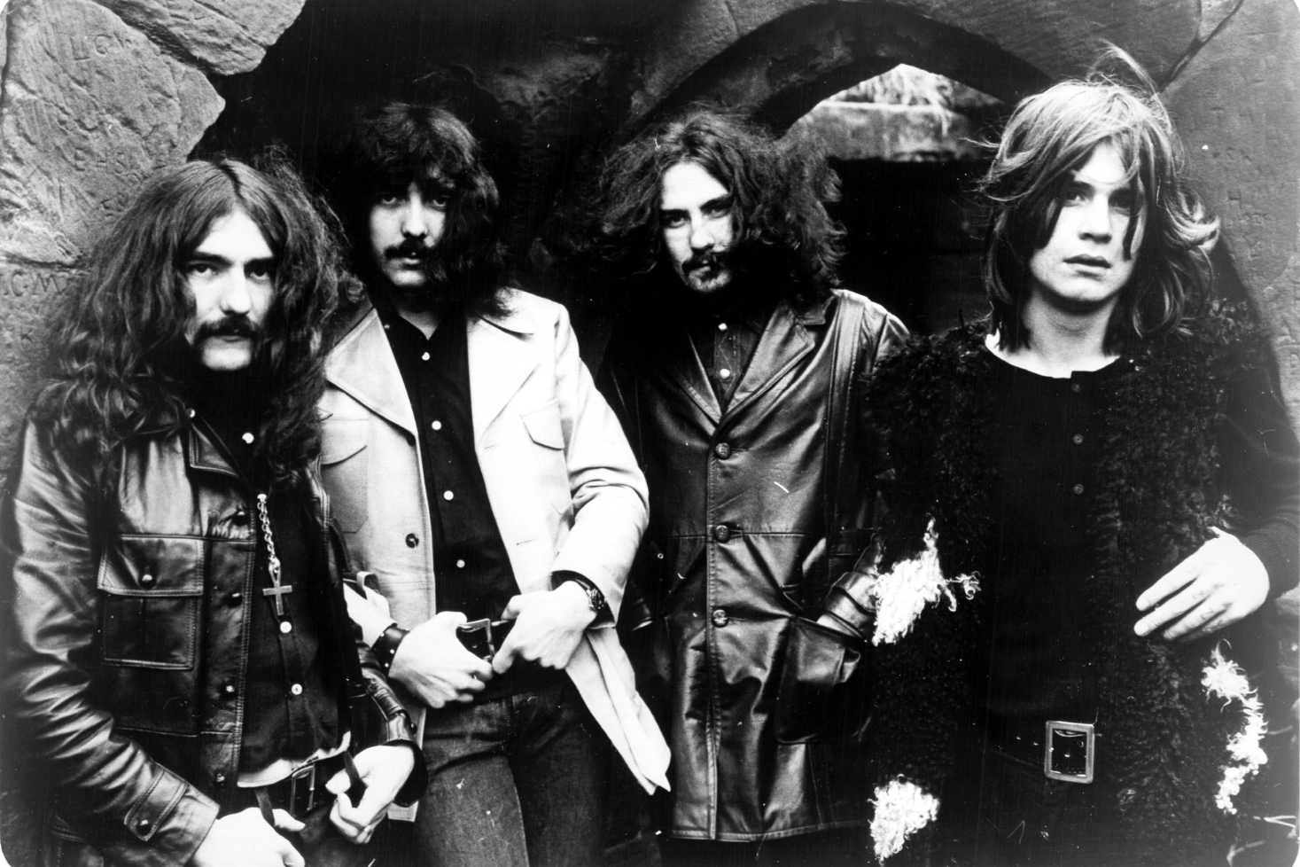 Black Sabbath -yhtyeen alkuperäisjäsenet vuonna 1970