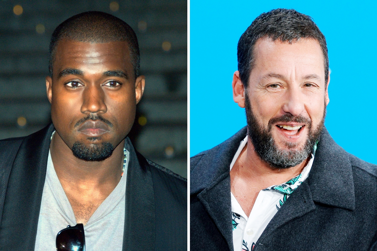 Kanye West ja Adam Sandler. Kanye West peruu natsipuheensa!