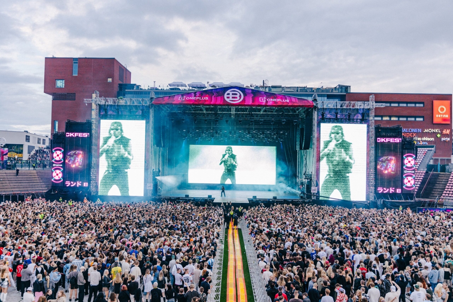 Blockfestin lavalla esiintymässä artisti. Central Cee, Sexyy Red ja Ty Dolla $ign Blockfesteille!