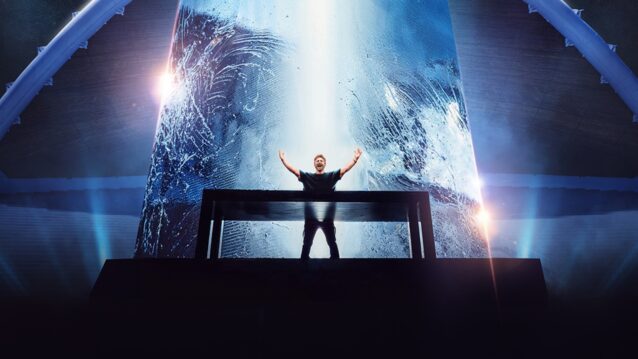 David Guetta: The Monolith -kiertueen promokuva. Megakonsertit jäävät Suomesta väliin!