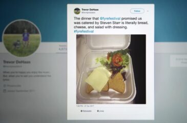 Fyre Festival -dokumentista kuvakaappaus