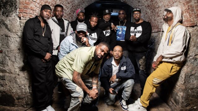 Wu-Tang Clan -peli Rise of the Deceiver promokuvassa koko yhtye