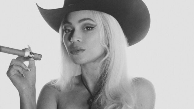 Beyoncé sikari kädessä. Beyoncén musiikkia varastettiin!