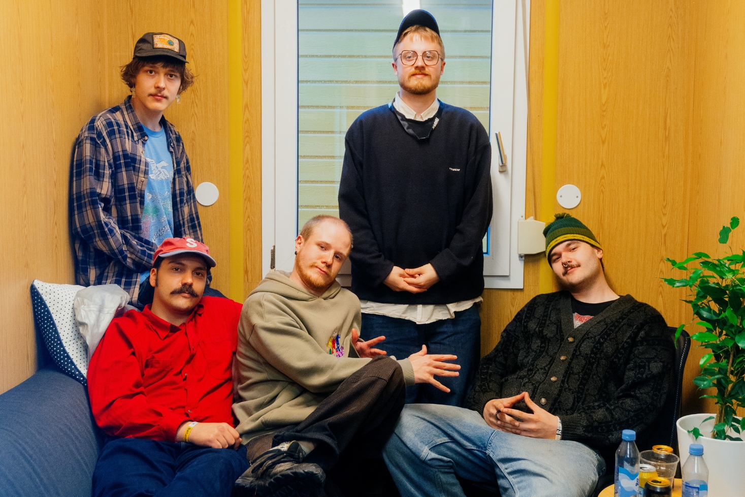 Good boysin jäsenet. Ruisrock-haastattelussa Good Boys ja Asla Jo!