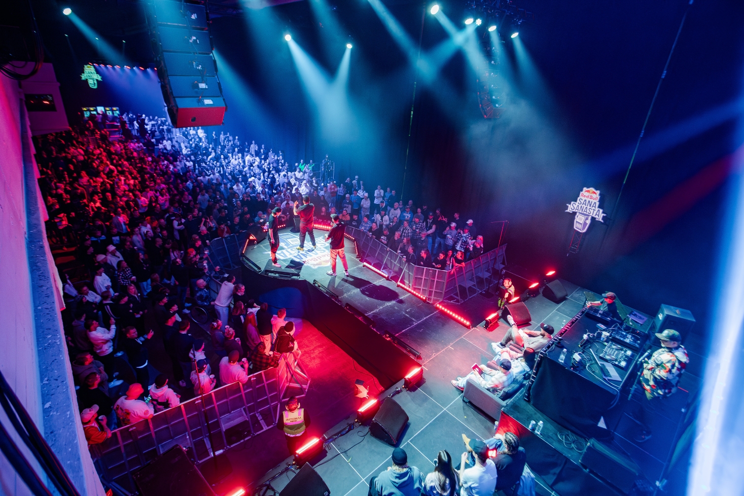Red Bull Sana Sanasta -tapahtuman areena