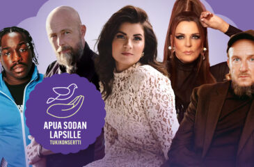 Apua sodan lapsille -artistit