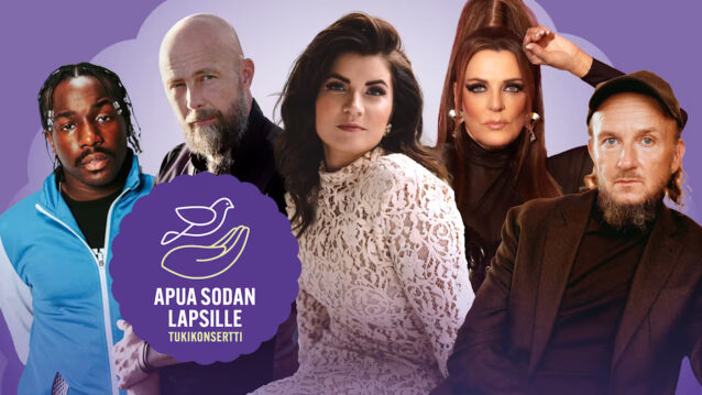 Apua sodan lapsille -artistit