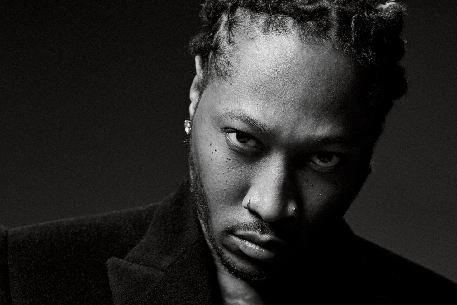 Future mustavalkoisessa kuvassa. Mixtape Pluton kansikuva vei artistin oikeuteen!