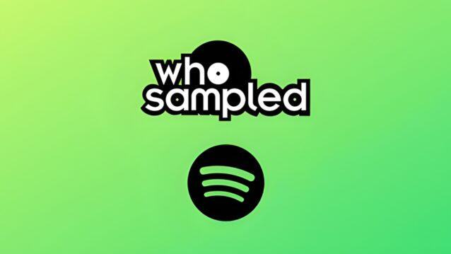 WhoSampled ja Spotify -logot. WhoSampled liittyy Spotifyhin!