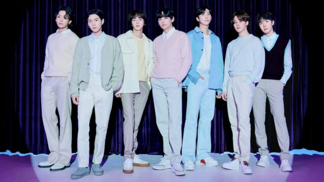 BTS spotlight-valossa