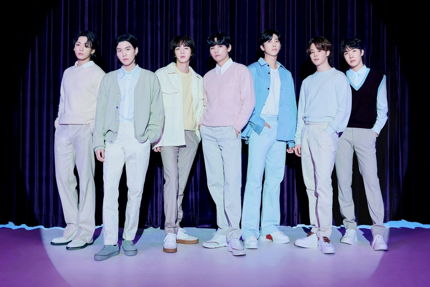 BTS spotlight-valossa