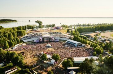 Ilosaarirock 2025 Abreun keikan aikana