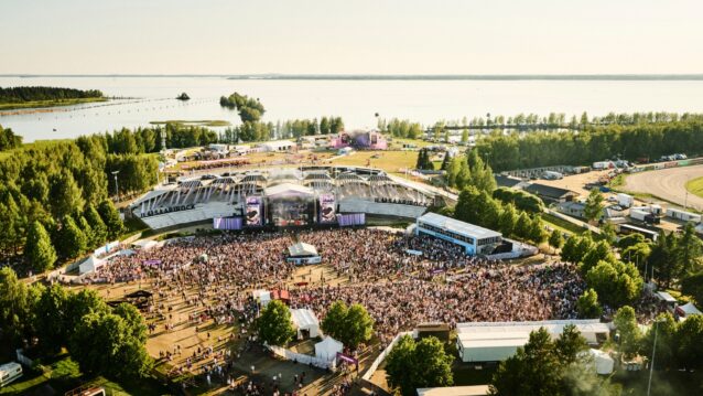 Ilosaarirock 2025 Abreun keikan aikana