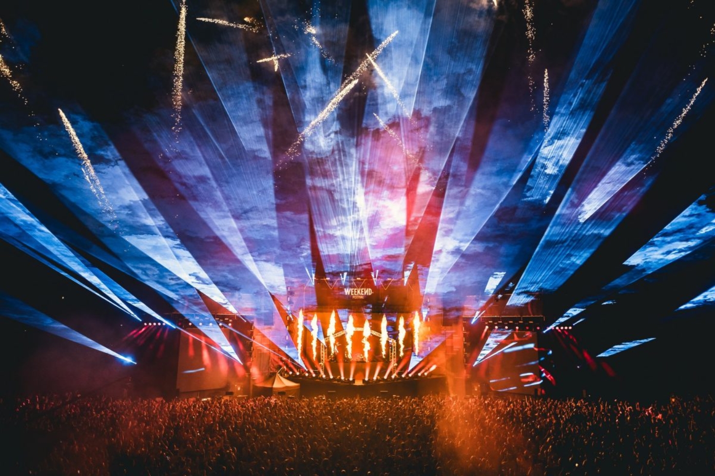 Weekend Festivalin valoshow