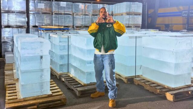 Drake jäälohkareiden edessä. Iceman-albumin julkaisupäivä on vihdoin selvillä!