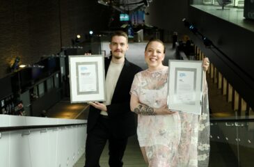 Teosto-palkinto 2026 -voittajat Aili Järjvelä ja Joel Järventausta