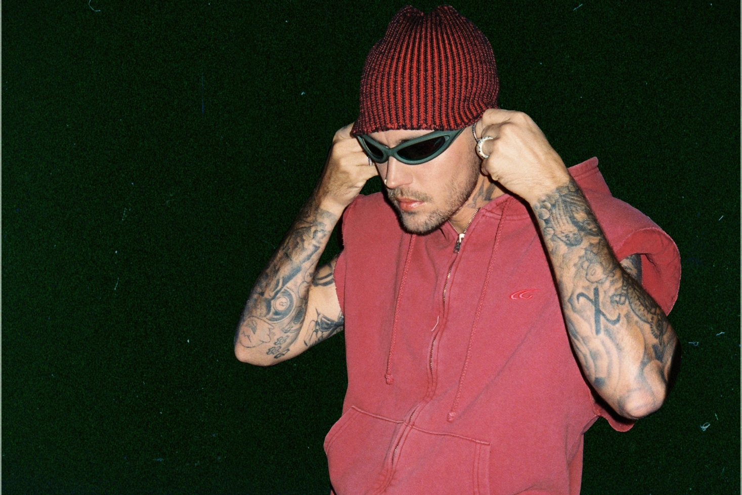 Justin Bieber esiintymässä Coachellassa 2026.