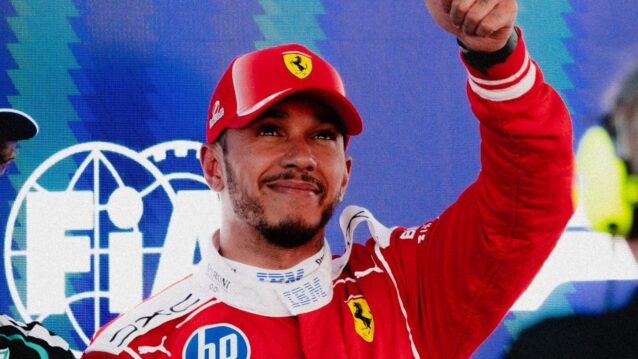 Hamilton F1-pistetilaston kärjessä.