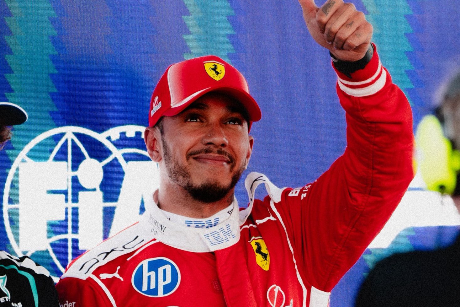 Hamilton F1-pistetilaston kärjessä.