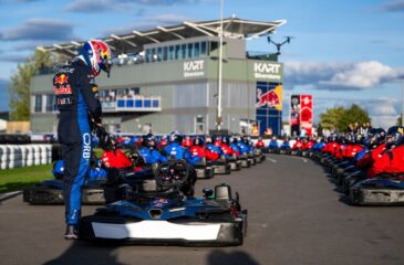 Verstappenin Karting-tapahtumassa hurja näytös