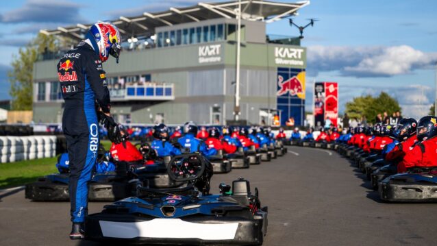 Verstappenin Karting-tapahtumassa hurja näytös