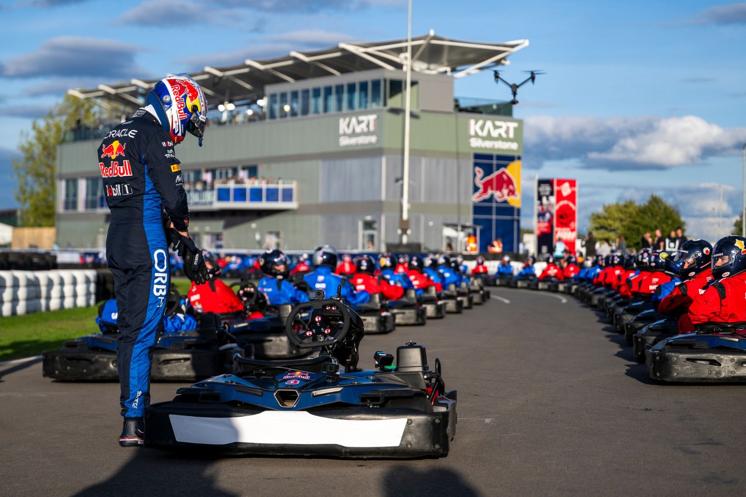 Verstappenin Karting-tapahtumassa hurja näytös
