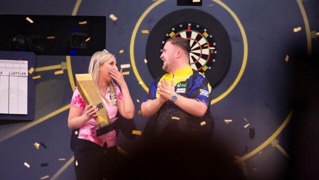 Naisdartsinpelaaja voitti Luke Littlerin.