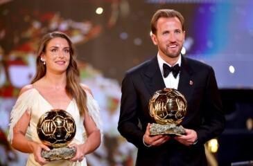Harry Kane valittiin maailman parhaaksi Ballon d'Or -gaalassa.