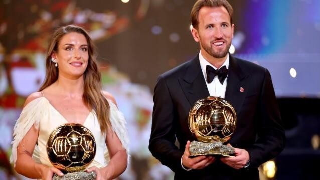 Harry Kane valittiin maailman parhaaksi Ballon d'Or -gaalassa.