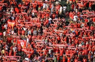 Citylle jäätävä vastaanotto Liverpool-faneilta.