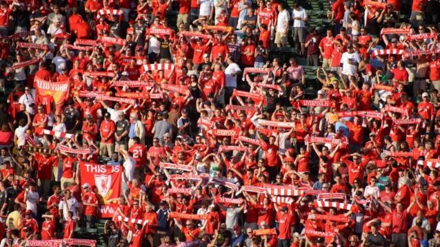 Citylle jäätävä vastaanotto Liverpool-faneilta.